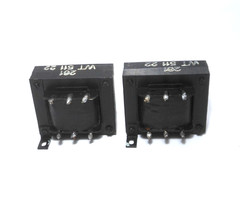 PAIR Philips Holland WT 511 22 Audio SE Output Transformers EL84 6BQ5 Used Testd