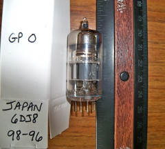 Strong Toshiba Gray Plate O Getter 6DJ8 / ECC88 Tube – 98/96
