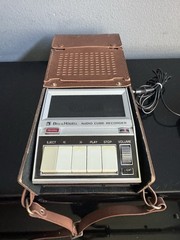 VTG Bell & Howell Audio Cube Cassette Recorder 450A + Case & Pwr Cord – Works