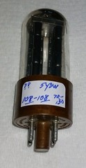 5Y3W DUAL RECTIFIER VACUUM TUBE FOR RADIO,TV,AMPLIFIER USE UNKNOWN BRAND TEST OK