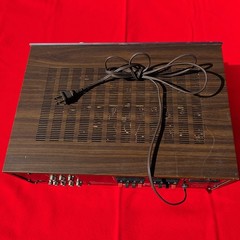 AKAI AM-2450 Stereo Integrated Amplifier Woodgrain Case Made in Japan SN 10258