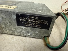 Lot Vintage Ikracor KID-581E AM/FM Cassette & Audiovox 3000 Stereo Untested