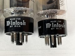 McIntosh 6L6GC Vacuum Tube Quad (4) Tested Vintage for MC240 MC275 Amp USA