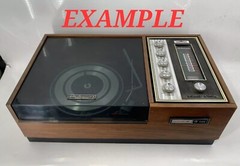Morse G21-44 AM/FM Stereo Record Player Receiver AS-IS EB-16352 (KNOB)