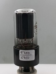 RCA 50L6GT NOS NIB 9750gm Black Plate Dual Bottom D Getter Serious Tubes B118