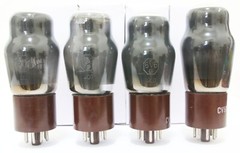 NOS Match 1 Quad/ 4pcs FIVER 6V6G tubes CV509 6V6 128% #1