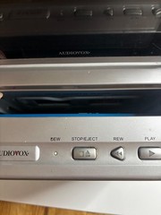 Audiovox VBP2000 5” LCD Monitor Portable VCR VHS Player w/ Bag (UNTESTED)