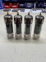 *PREMIUM* Matched Quad (YELLOW TIP) 1963 Raytheon 6BQ5 Tubes Amplitrex Tested