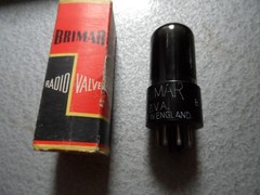 Brimar 6SN7GT Black Glass Valve Tube
