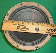 Vintage 5-Inch PM SPEAKER by All Star Products (1105845) w/output transf (1958)