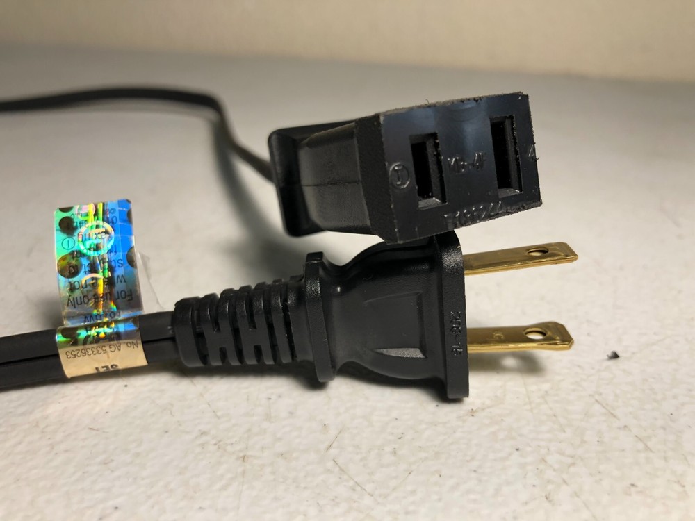Reel to Reel Power Cord A/C Cable Replacement Teac Akai Pioneer 6′ AC POWER IN