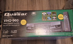 VCR Quasar Video Cassette Recorder 4 Head VHQ-960 VHS Player Factory Sealed NEW