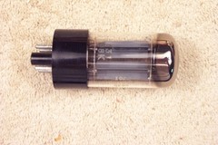 1, NEW, Mullard 5AR4 GZ34, fat base, dual getter, f31, Great Britain, 1958