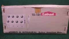 Vintage CalRad 15-131 Stereo & Monaural 8ohm Junction Box 8 Switch
