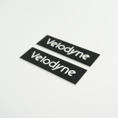 Velodyne Custom Made Logo Badge Emblem Silver 63.5mm(2.5″)X19mm(0.748″)