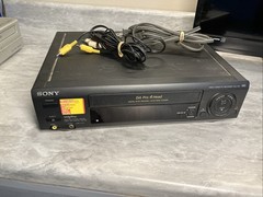 Sony SLV-495 VCR Plus VHS Player DA Pro 4 Head | Tested & Working No Remote