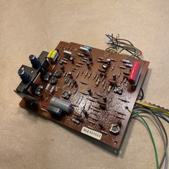 Philips Electronic 312 Turntable: Main Control Board with 33/ 45 Speed Controls