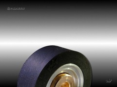 Pioneer RT-707 / 701 New Pinch Roller : Pulley with logo on the rear