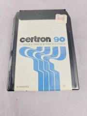“NEW SEALED” 3 CERTRON & 2 Misc 90 BLANK 8 TRACK AUDIO TAPES 90 MINUTES