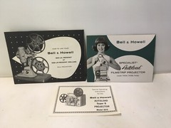 Bell & Howell Projector Instruction Manual How to Use Lot Vtg Lot B Large