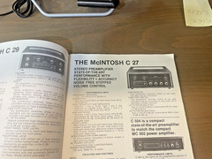 Original McIntosh Components from the 70’s Condition is very Good / 73 Pages /