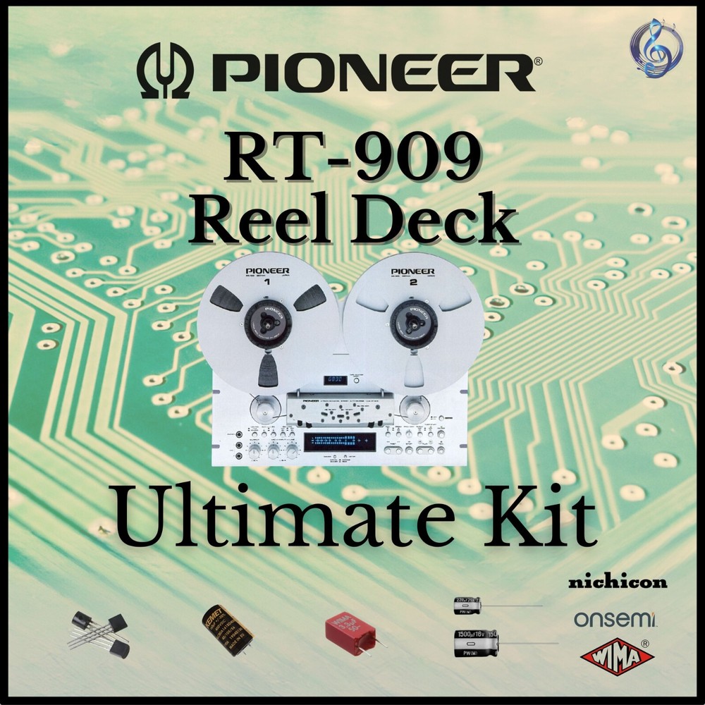 Pioneer RT-909 Reel Deck Ultimate Restoration Kit – Wima, Nichicon