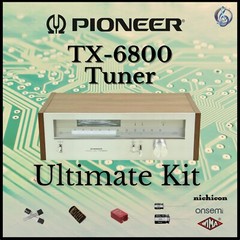 Pioneer TX-6800 Tuner Ultimate Upgrade Kit Genuine Parts Restoration