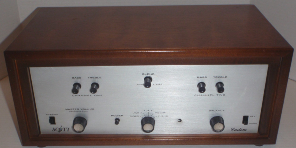 Scott Custom 2 Channel Tube Stereo Amplifier Vintage 12AX7 6BM8 Vacuum Tubes