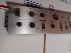 For Akai GX-77 Lower Control Faceplate Panel Used
