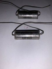 Gudeman Vintage Paper in Oil Capacitors .068 MFD 400 VDC Quantity of (2)