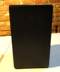 8″TALL Realistic Minimus 7 Black 40W Bookshelf Speakers Pair In OG 40-2030C