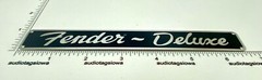 Fender Deluxe Amplifier Badge Custom Made Aluminum