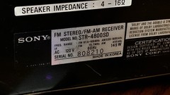Sony STR-4800 SD FM/AM Stereo Receiver Dolby System sounds Great