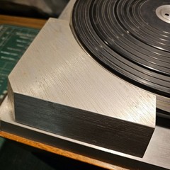 1962 Empire 298 3-Speed Turntable w/ Vintage Shure V15 Type II Cartridge TESTED