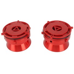 1 Pair NAB Hub Adapters Professional Polished Aluminum Reel To Reel Tape Opener
