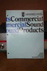Vintage University Sound T-20 Power Line PA Amplifier – Powers Up – Lights Up