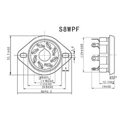 10PCS 8Pin Octal Vacuum Tube Socket For 6SN7 EL34 274B 6L6 KT88 Chassis MountFKE