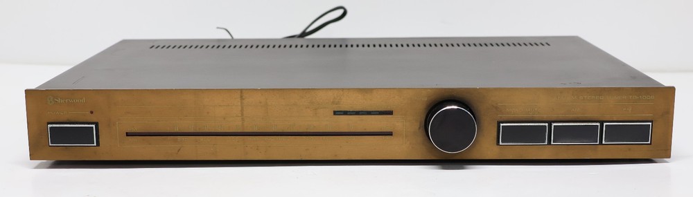 Vintage Sherwood TD-100B Stereo Integrated AM FM Analog Tuner