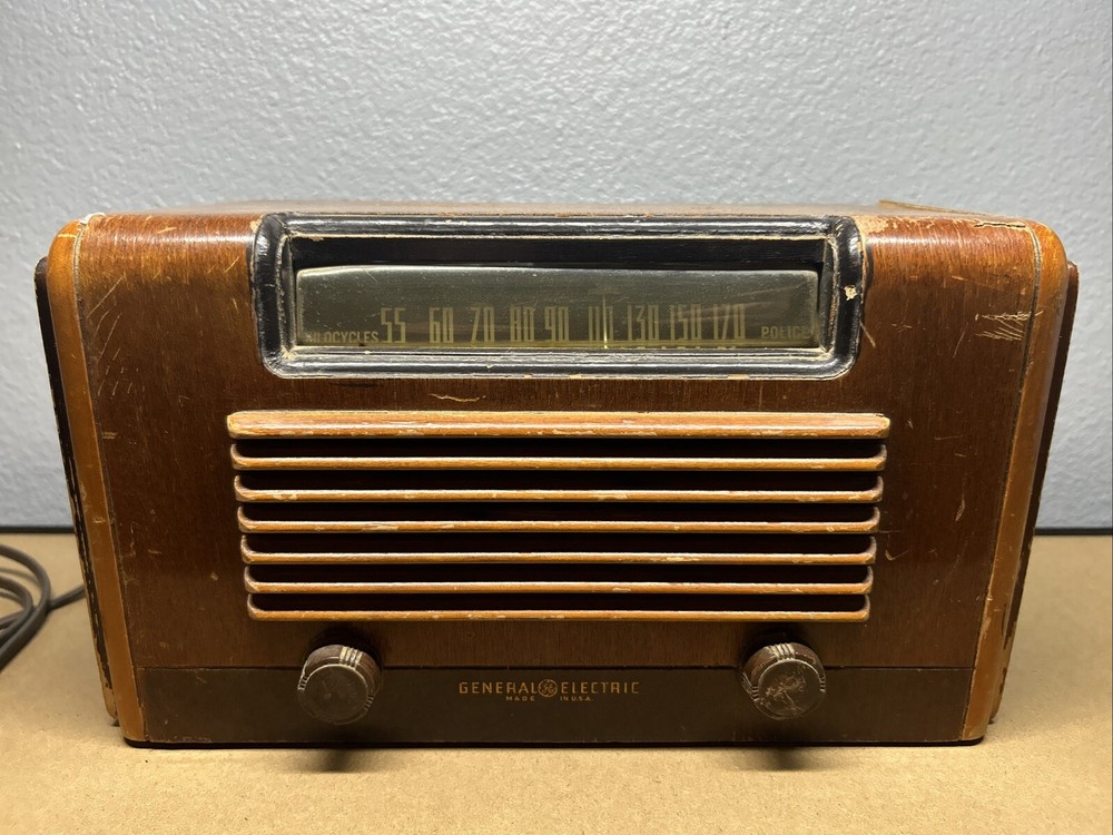 Vintage 1942 GE Universal Receiver LCP 508, USA MADE, Tested, RARE, WW2 Radio