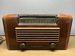 Vintage 1942 GE Universal Receiver LCP 508, USA MADE, Tested, RARE, WW2 Radio