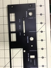 Teac 3300 3300-10 Reel to Reel Front Lower Panel Genuine TEAC Part – NICE!