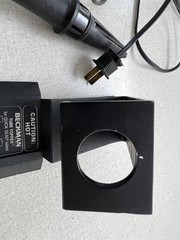 BECKMAN Tube Topper Metal Black Stand and 120AC/DC Soldering Iron USA P/N 348140
