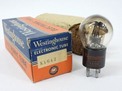 Westinghouse KX-642 Vintage Control Protector Tube (NOS, six available)