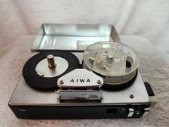 Aiwa TP-60 Portable Reel-to-Reel Tape Recorder Model Missing Record Button