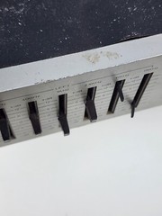 Vintage Realistic 31-1989 Seven 7 Band Graphic Equalizer EQ Untested powers on