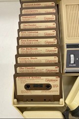 “The Companion” Audiotronics Cassette 148A TapeDeck with Added Tapes And Headset