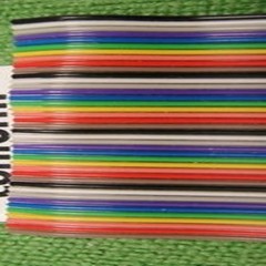 1m / 3ft 40 WAY 40-pin Flat Rainbow Color Ribbon Cable 1.27mm Pitch IDC Style