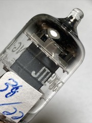 MATCHED PAIR Red Tip JTL-5654 / 6AK5W Audio Vacuum Tubes TV-7 TESTED