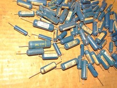 100 x AJAX “Blue Molded” Capacitor Pulls 200v *.022-.027-.018-.056-.15 etc…#9