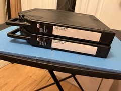 3M 908 Audio Mastering Tape – 1/2″ x 2500 ft On Reel- With Case- Lot Of 2